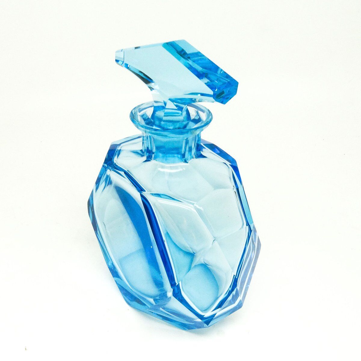 Art Deco carafe from Moser, Czechoslovakia, 1930s