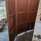 3-panel mahogany screen