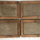 Series of four small framed chromos
