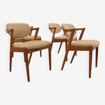 Set van 4 Kai Kristiansen modèle 42 Stoelen 'Fejo'