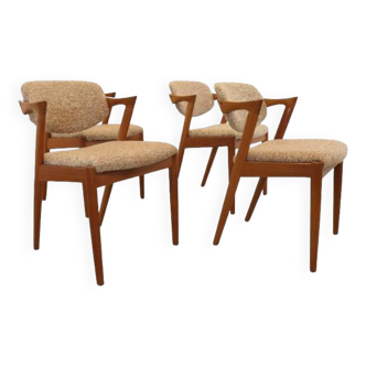 Set van 4 Kai Kristiansen modèle 42 Stoelen 'Fejo'