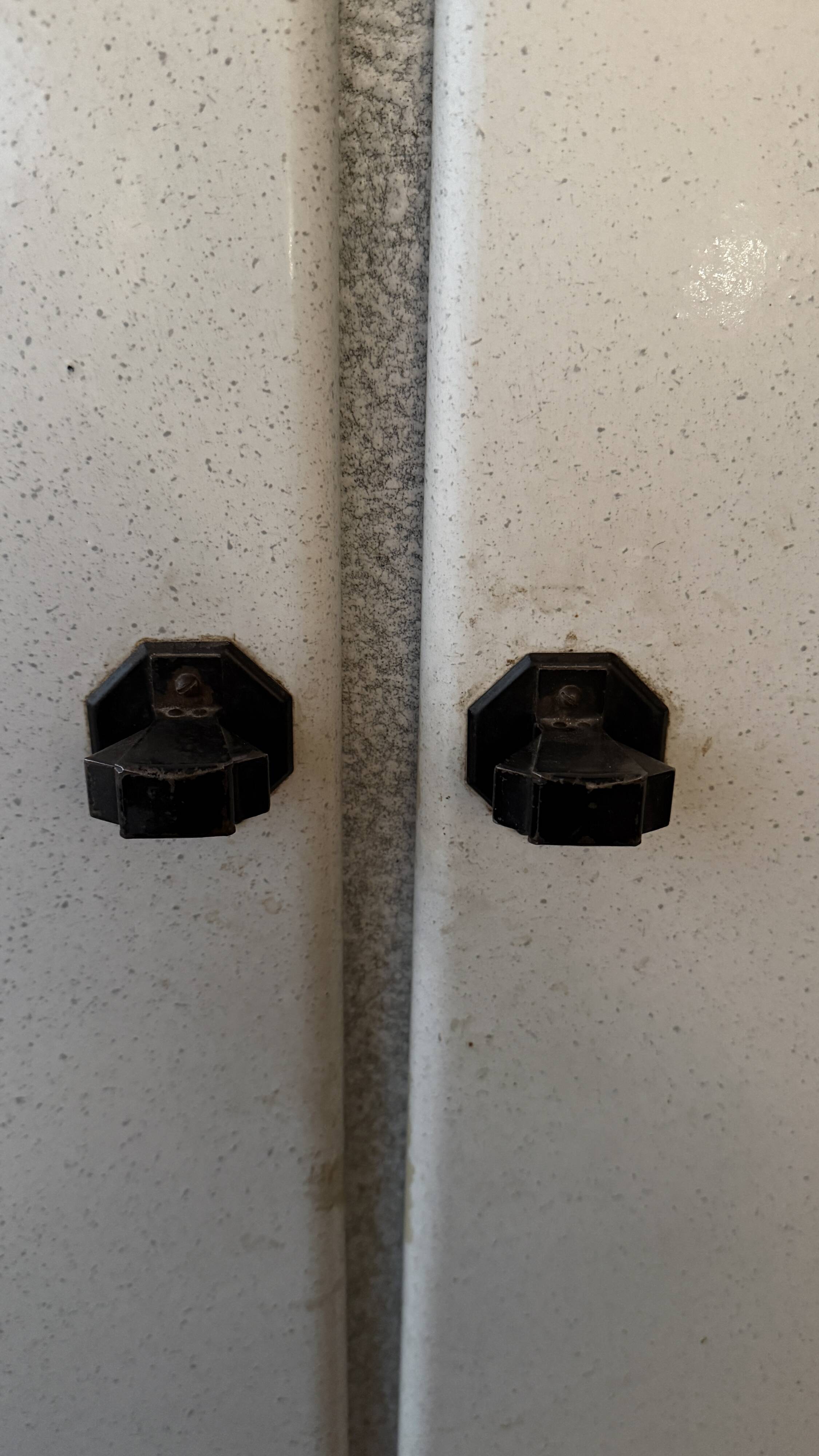 Vintage metal wardrobe