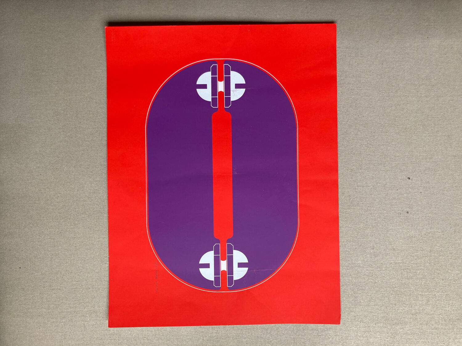 Original lithograph signed Ado 1970