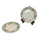 Set of 2 Choisy le roi plates, ironstone, floral motif, late 19th century