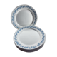 6 assiettes plates Sarreguemines Modèle chêne