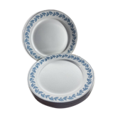 6 assiettes plates Sarreguemines Modèle chêne