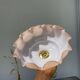 Opaline powder pink glass pendant light