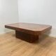 Art Deco coffee table in burl wood – 1930s/1940s