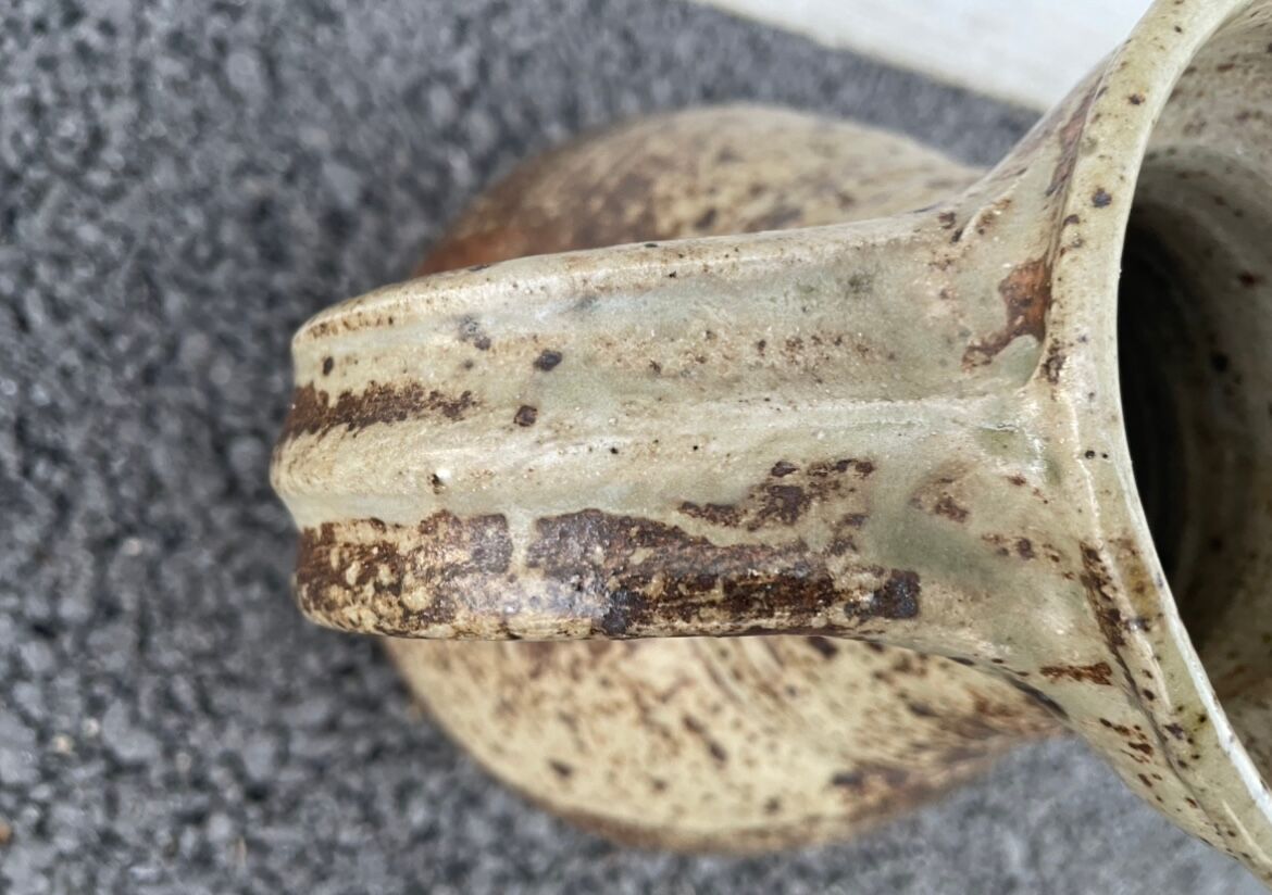 Stoneware pitcher by Pierre Digan