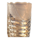 Antique crystal vase, floral pattern