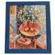 Still life with a bouquet of flowers – Colourful interior – Signed