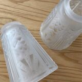 Pair of Art Deco Muller Brothers pendant lights