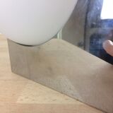 1970 chrome and opaline ball