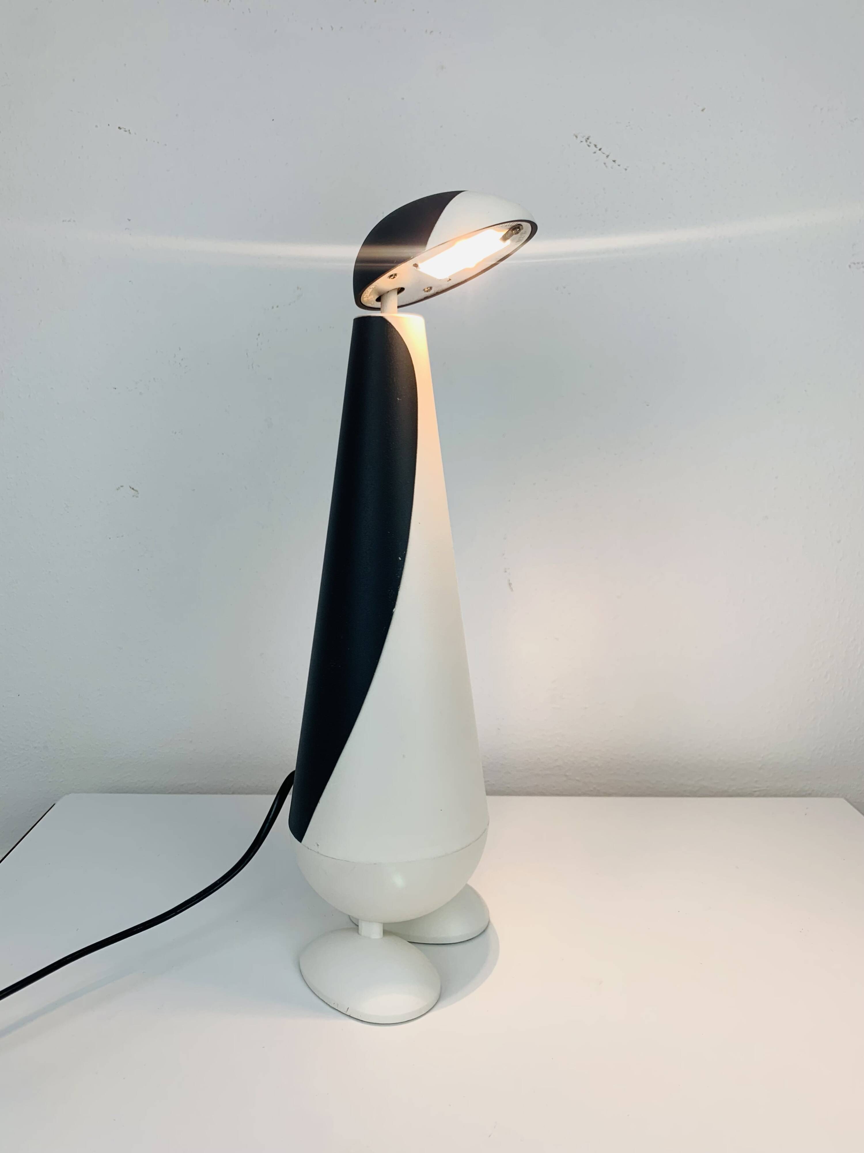 Vintage penguin desk lamp, 90s