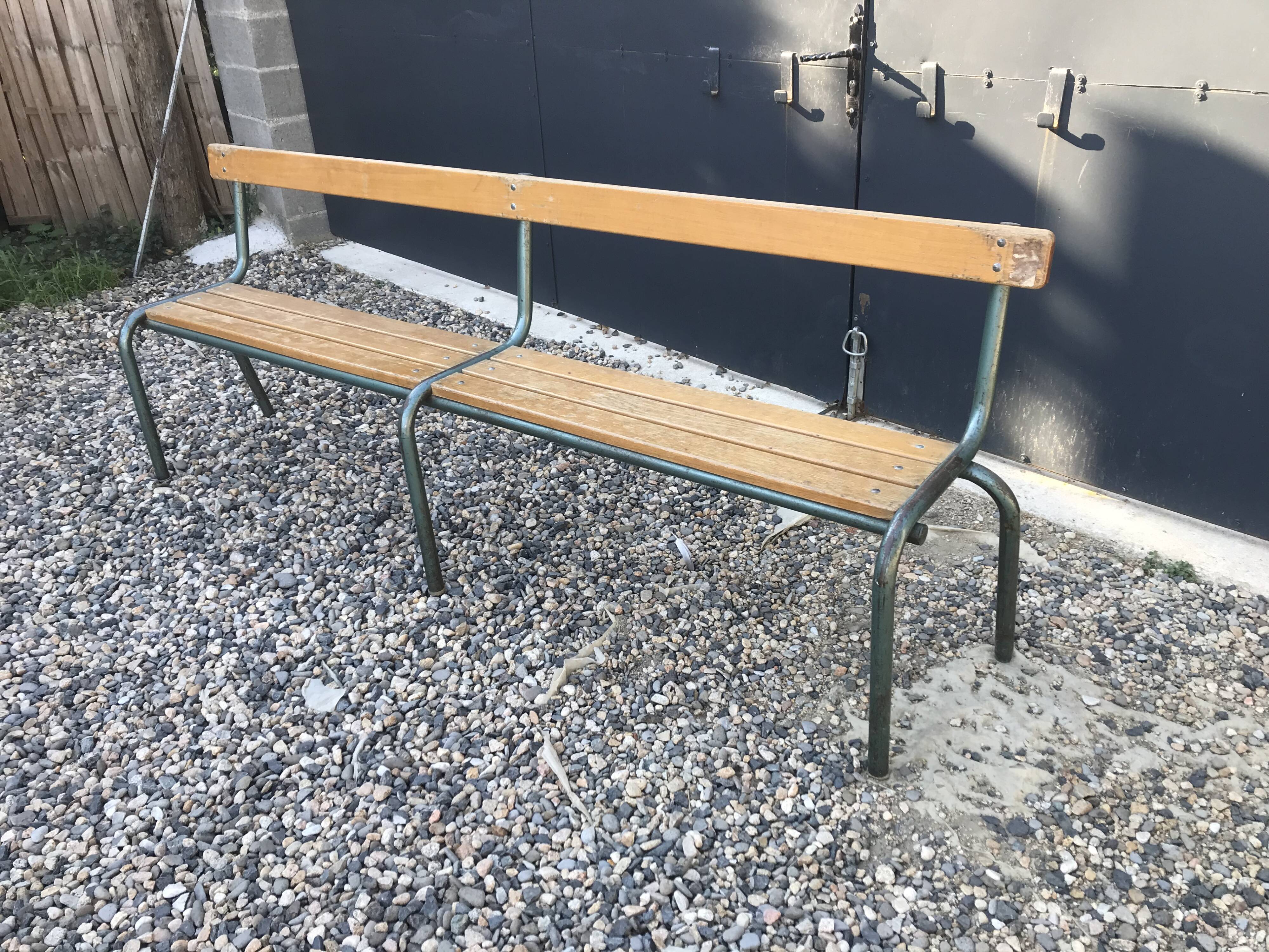 Two former Mullca school benches year 50