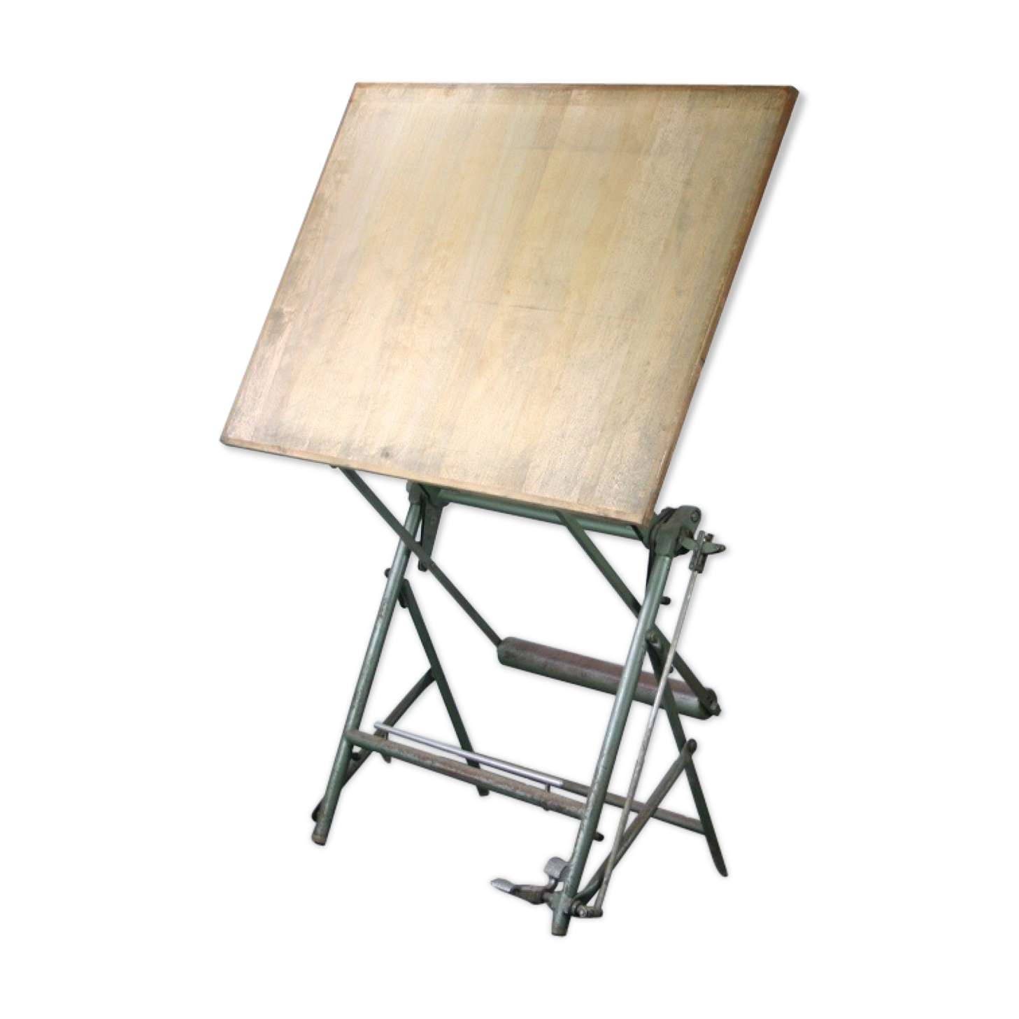 Table foldable architect drawing Sautereau years 50