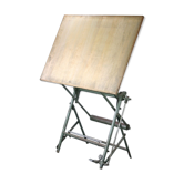 Table foldable architect drawing Sautereau years 50