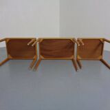 Danish Oak Nesting Tables by H.W. Klein for Bramin, 1960s, Set of 3