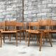 Series of 11 chairs 1950/1960