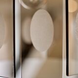 Lustre Gino Vistosi, verre et acier, Italy, circa 1970