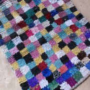 Colorful Boucherouite Moroccan rug - 128 x 208 cm