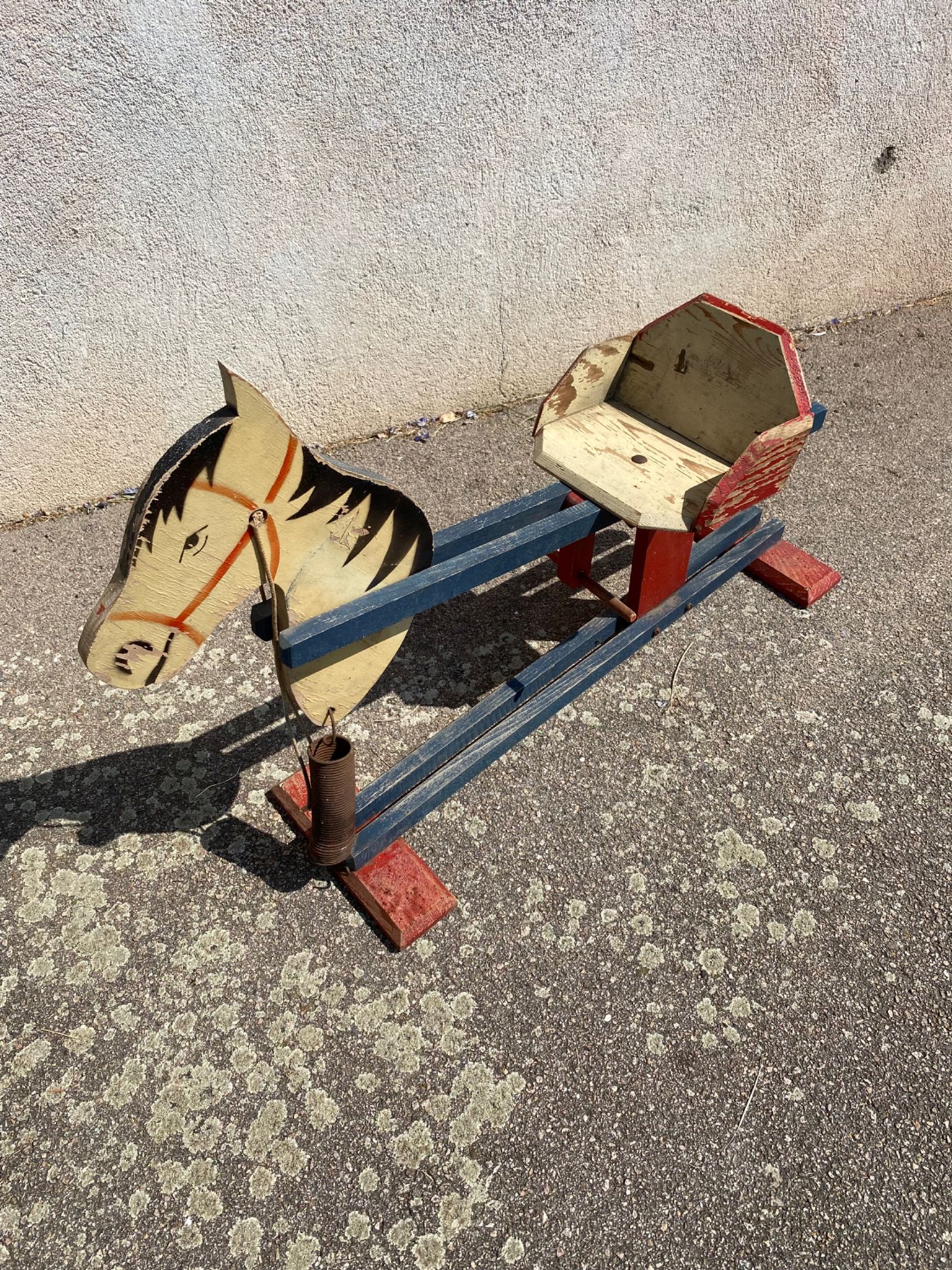 Cheval a bascule vintage