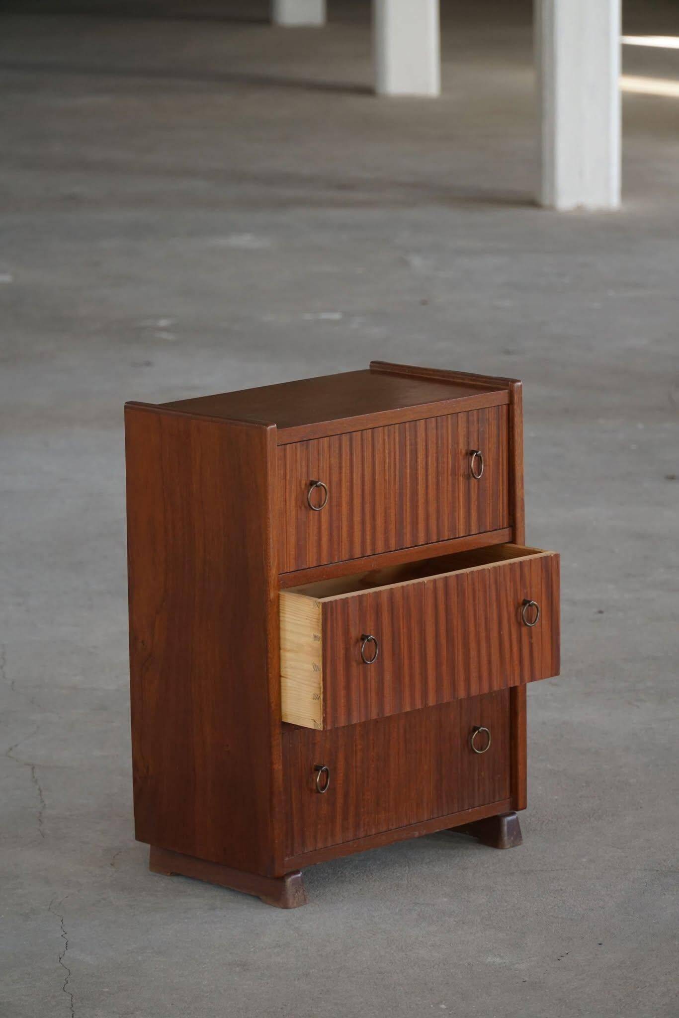 Modern Danish, Mahogany Commode, Frits Henningsen, 1940s