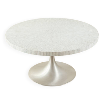 Mosaic Coffee Table with Tulip Foot