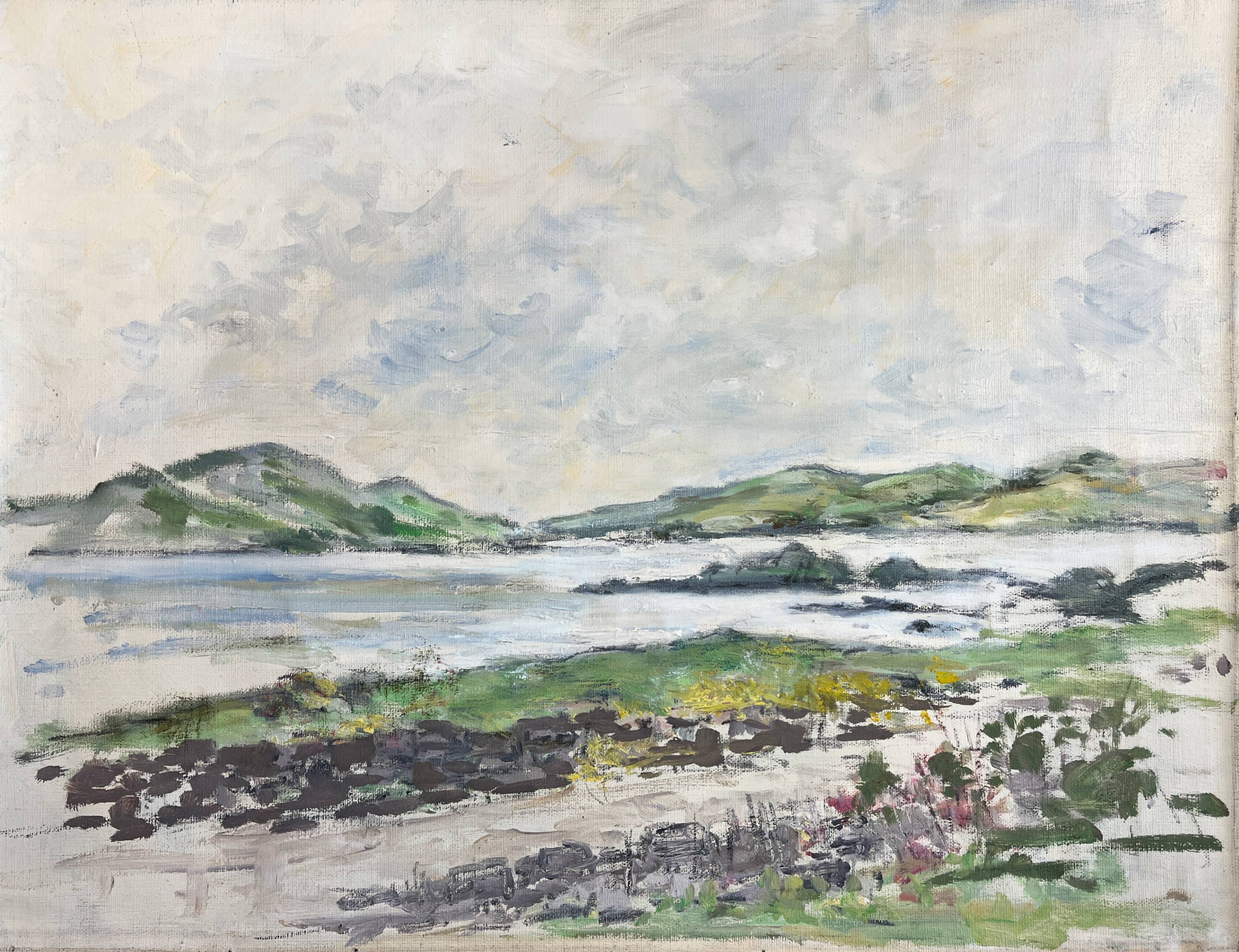 HST painting "Landscape of the Moors" from Ireland? attr. Roger ROZET (1915-2001)