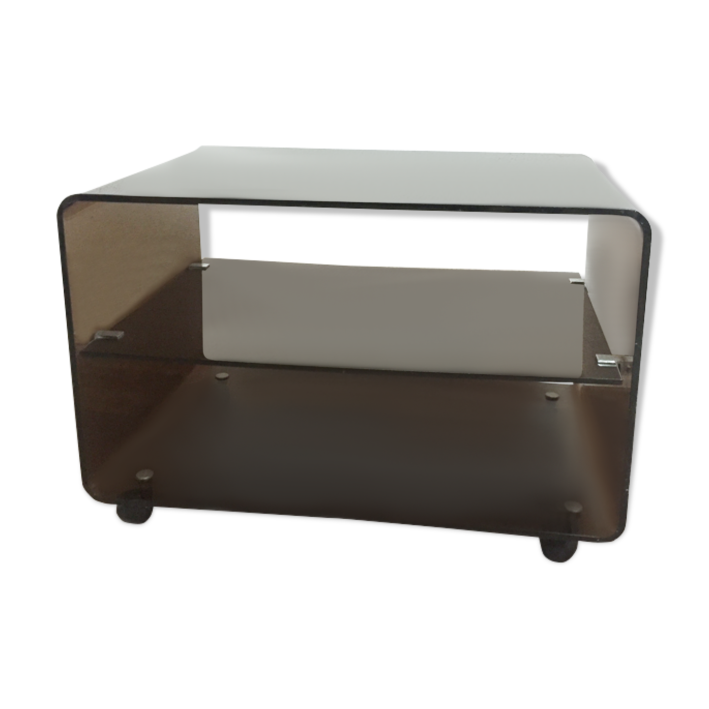 Coffee table by Michel Dumas plexiglas, 1970