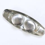 Wilhelm Wagenfeld Mid-Century Max & Moritz Salt Pepper Shakers, WMF, 1950s