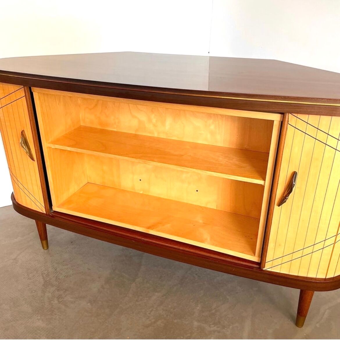 Sesame Bar multifunctional Dry Bar and Book Case with tambour doors