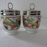 2 baked eggs english porcelain Royal Worcester