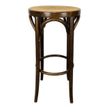 Canework and bentwood bistro bar stool