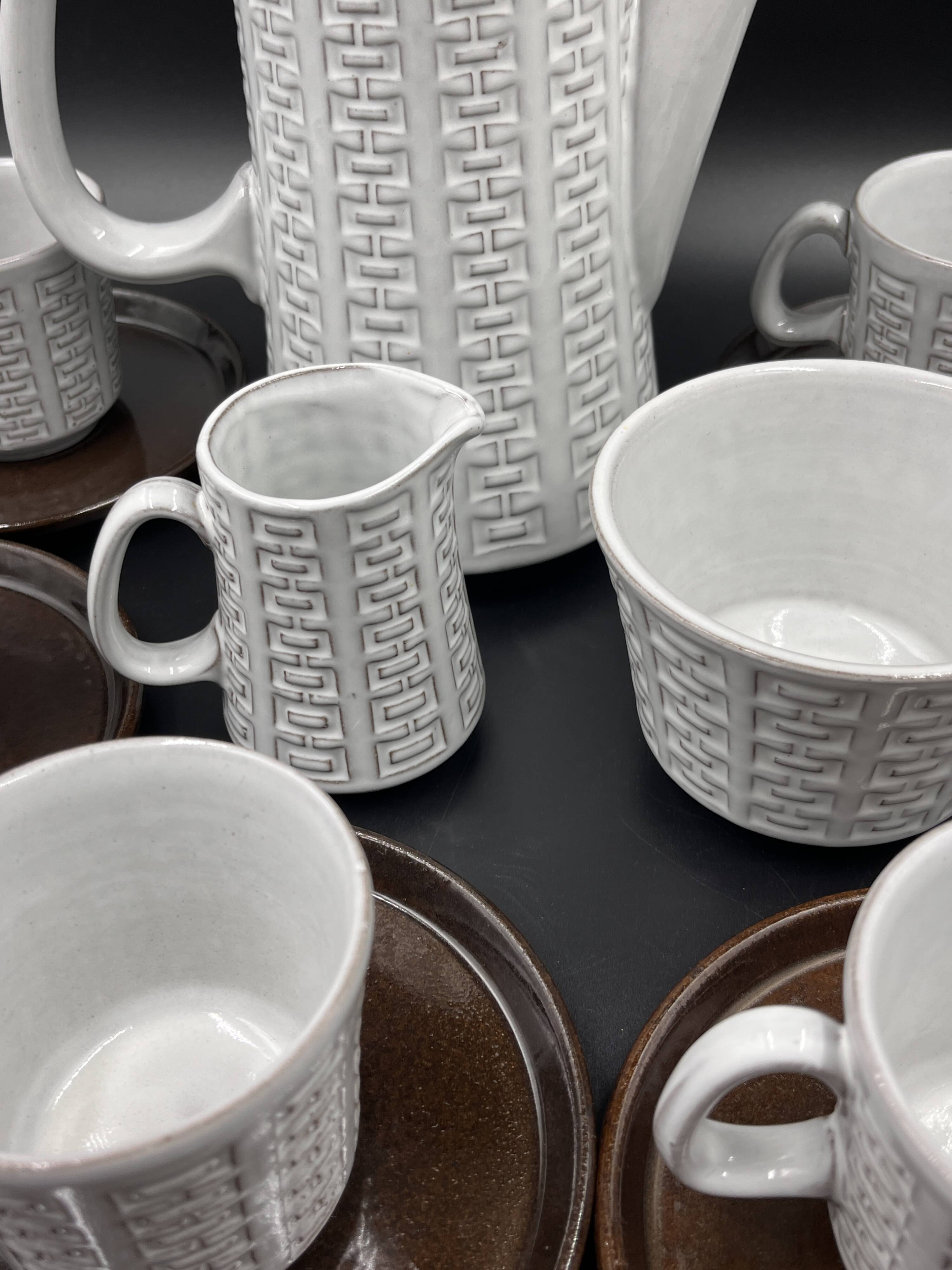 Ceramano coffee service, model: Epsilon by Karl Leuther