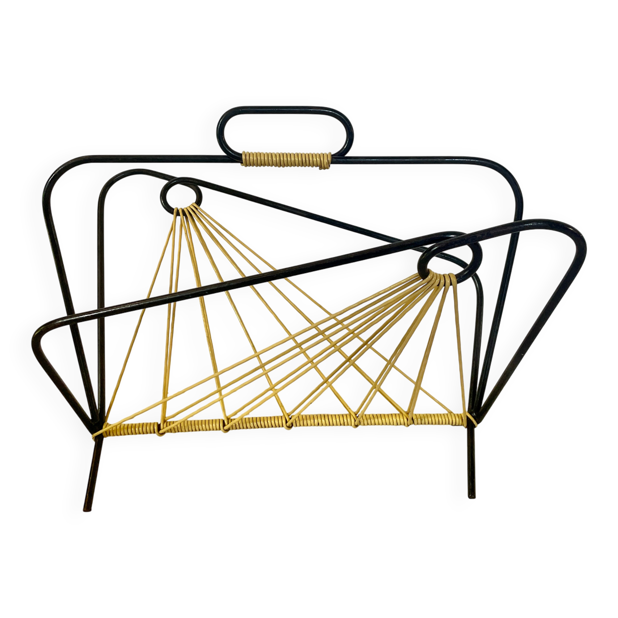 Porte-revues vintage scoubidou