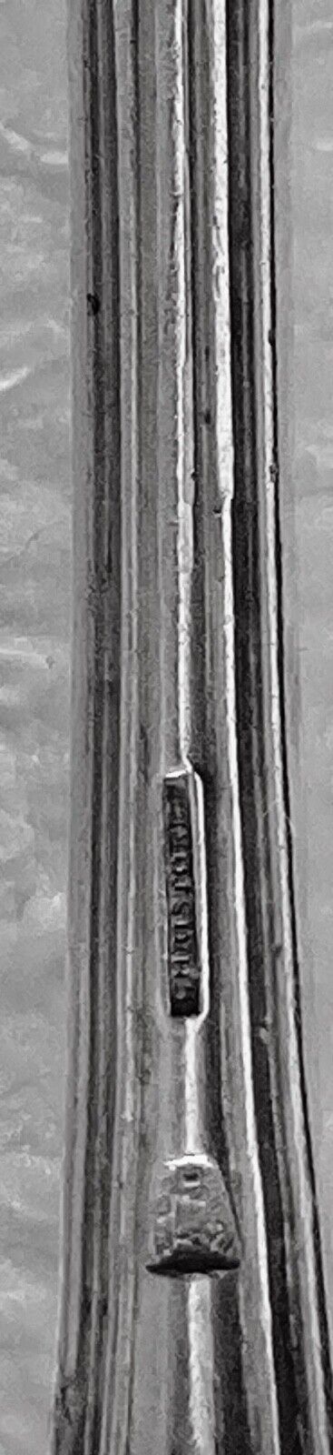 12 mocha spoons in silver metal christofle france