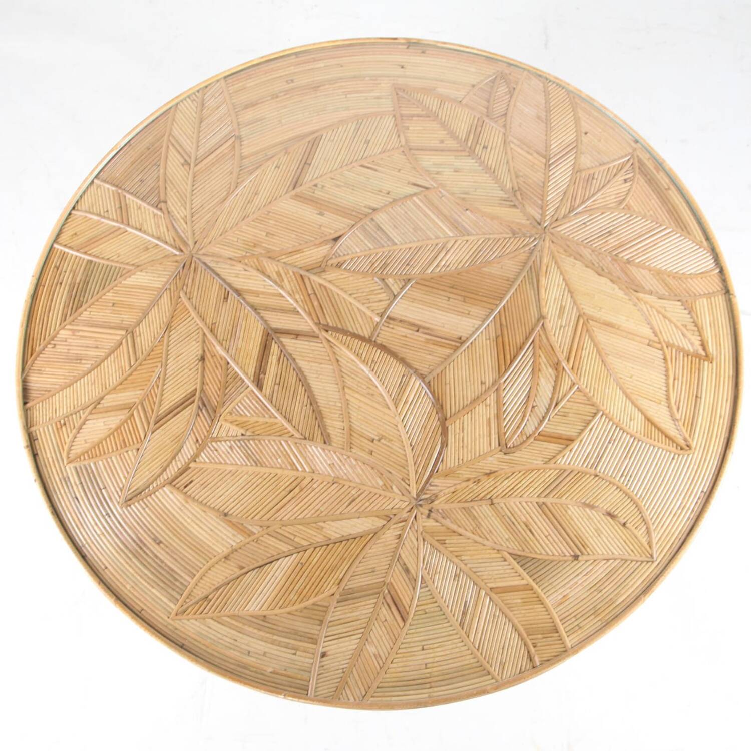 Table de salon en rotin