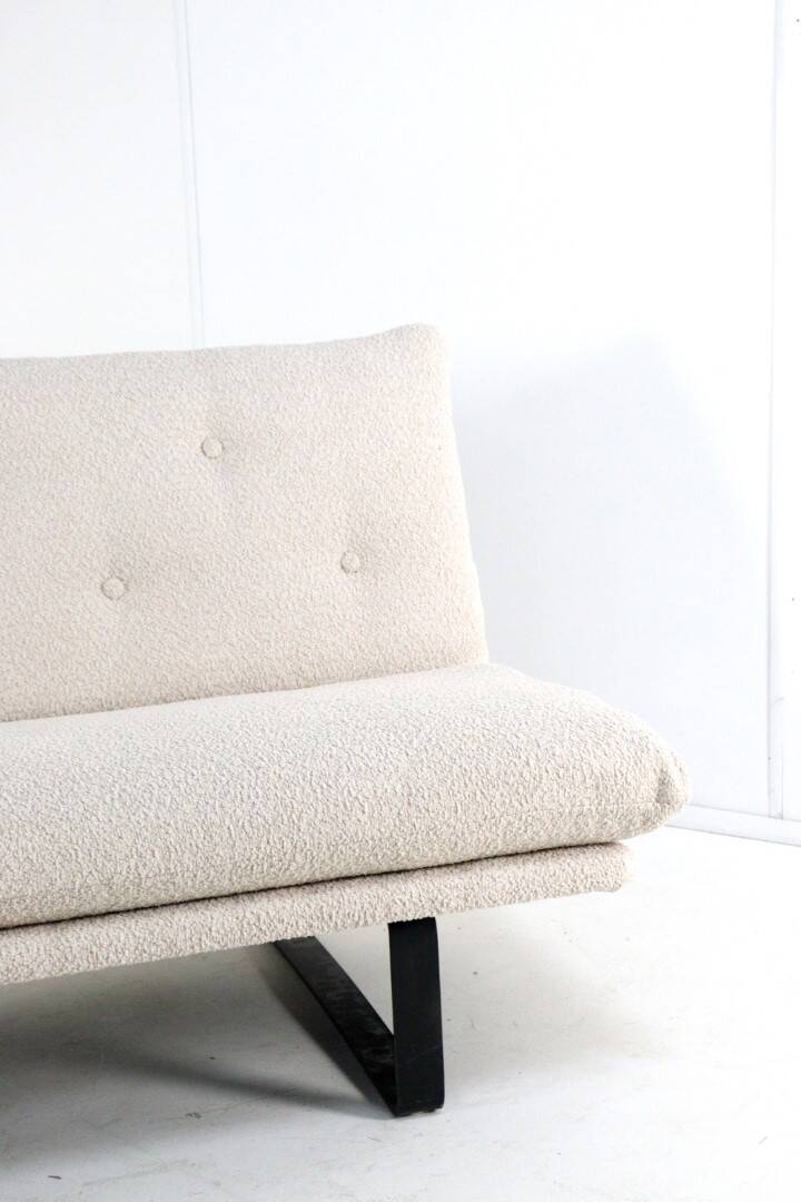Kho Liang Ie Artifort sofa C684 - new upholstery teddy fabric