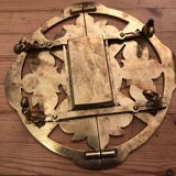 Old copper trifle with candle holder