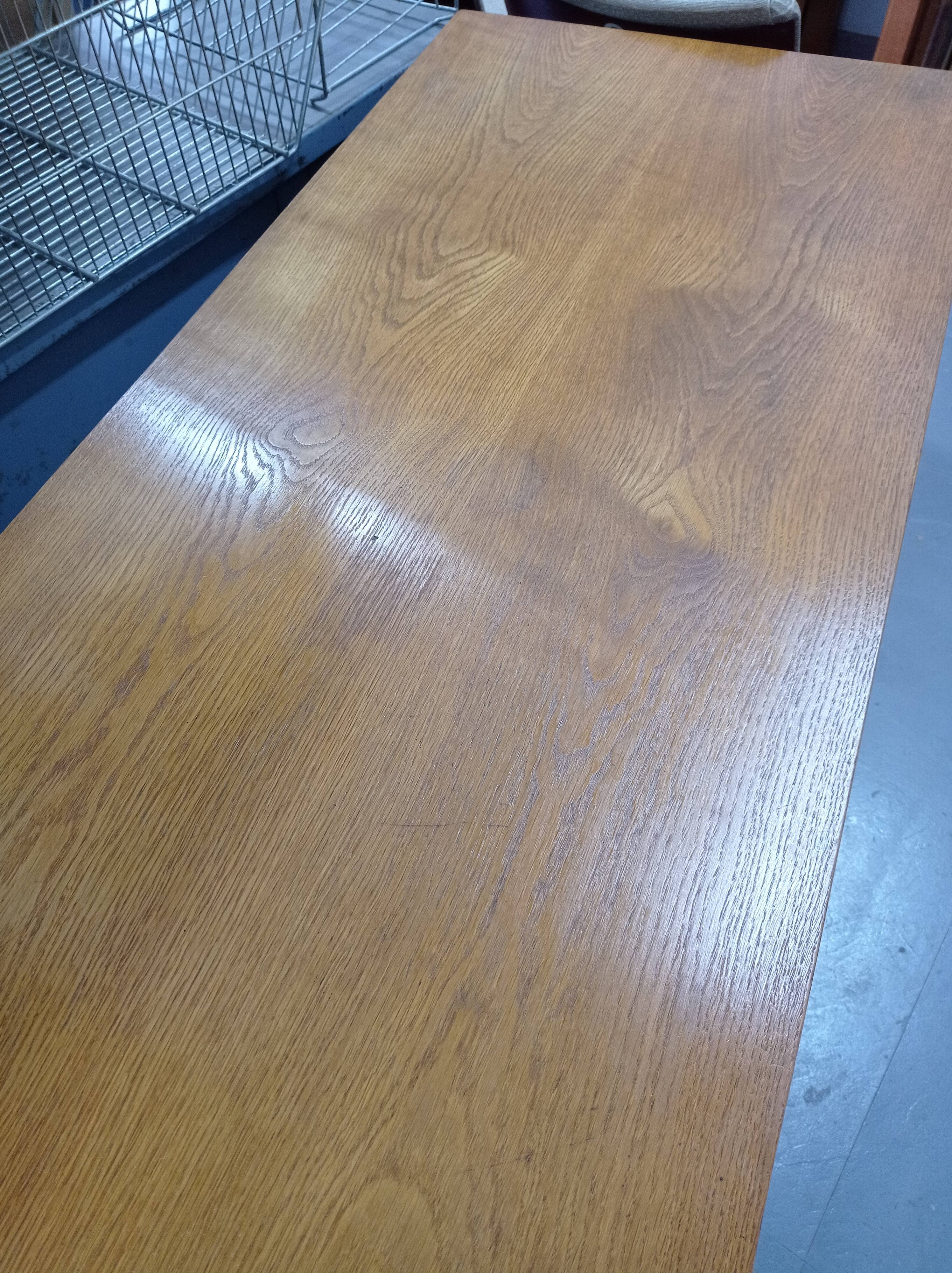 70s oak office