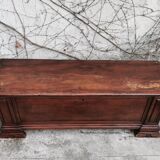 Old walnut chest of drawers, late nineteenth century