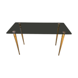 1970 glass coffee table