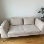 Montino White Alabaster 2-Seater Sofa Habitat