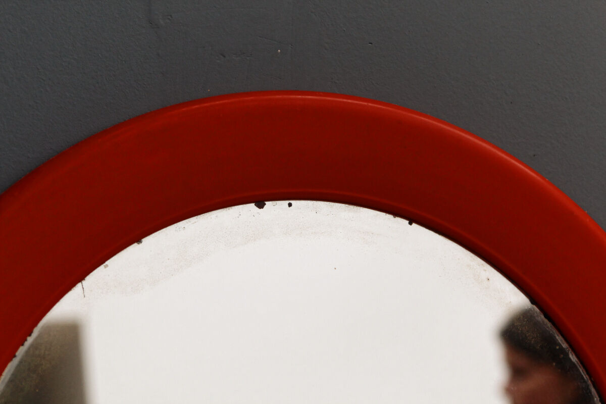 Orange vintage mirror, brand SYLA