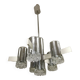 Design chandelier SCIOLARI . Vintage lamp 70s space age