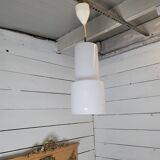 Vintage glass pendant light from the 60s