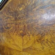 François Linke (1855-1943), marquetry veneered wooden bed in Louis XVI style