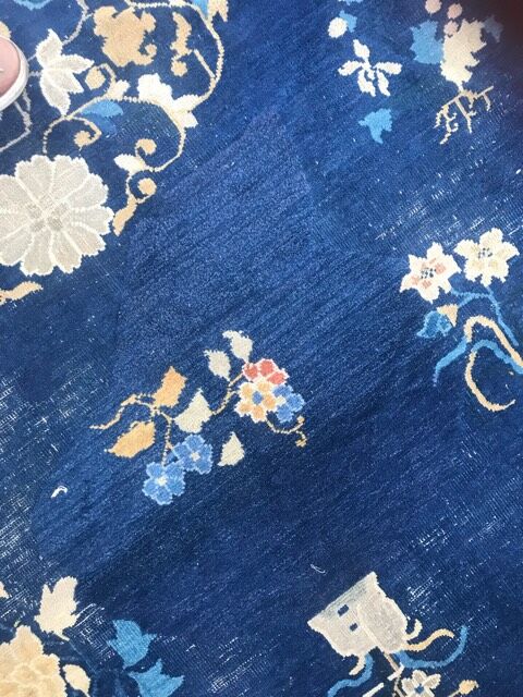 Tapis ancien chinois fait main 308x380 cm