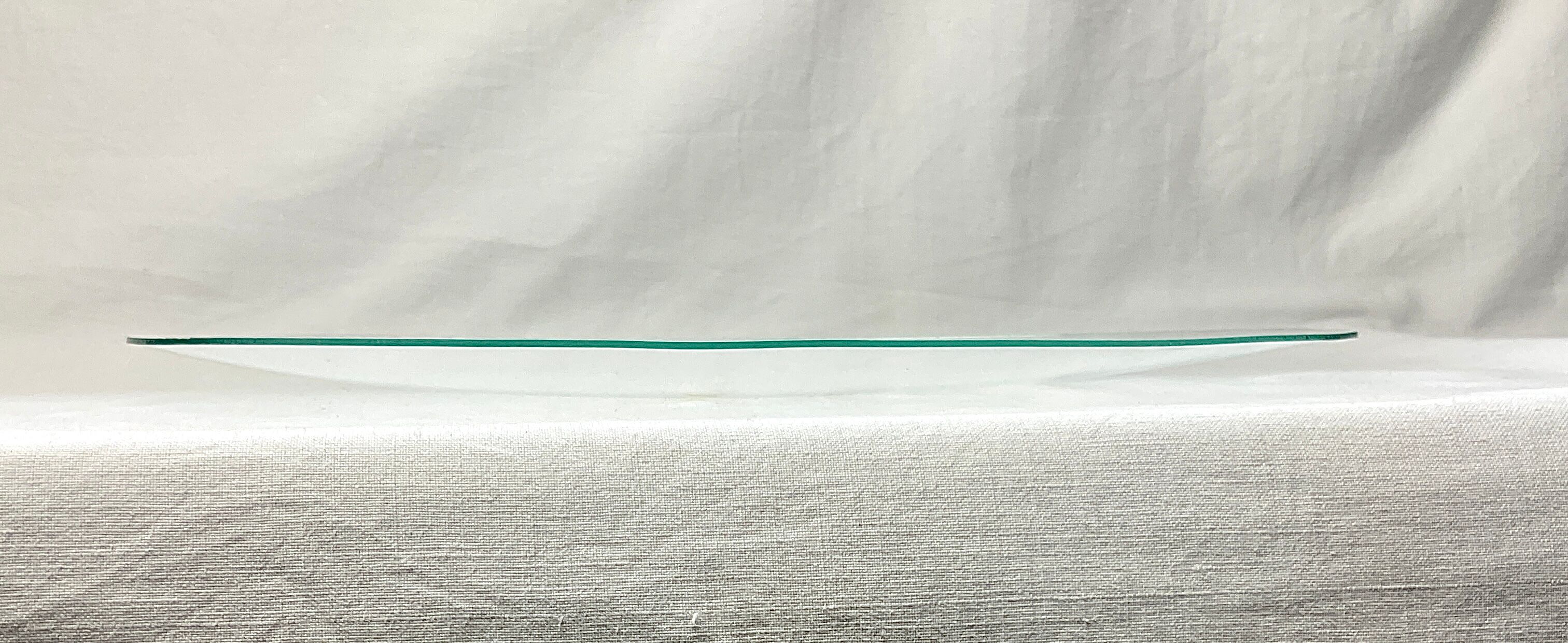 Old oval gilded wooden frame with domed glass